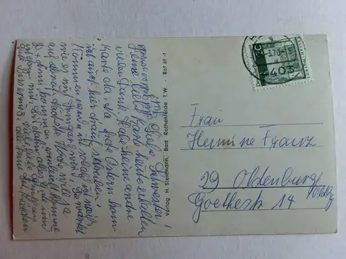 Alte AK Bad Rothenfelde Gradierwerk [C886]