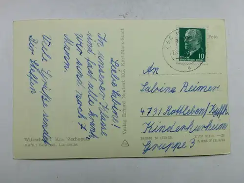 Alte AK Witzschdorf Kr. Zschopau [aX803]