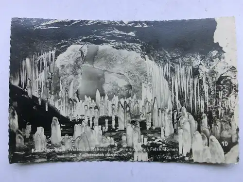 Alte AK Karl Marx Stadt Rabensteiner Felsendome [aX812]