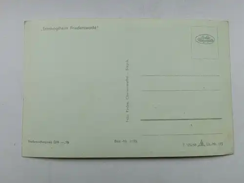 Alte AK Oberwiesenthal Erholungsheim Friedenswacht [aX878]