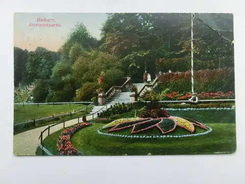 Alte AK Bochum Stadtparkpartie (m. Knick) [C804]