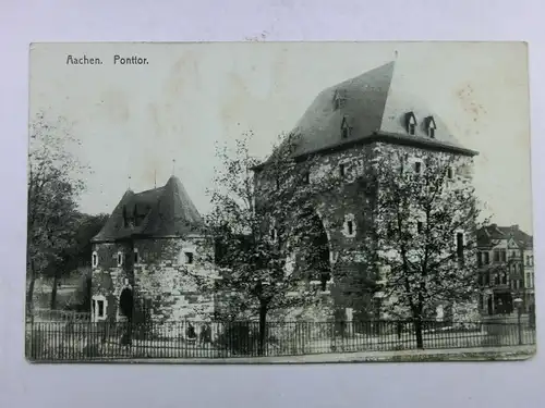 Alte AK Aachen Ponttor um 1920 [C806]