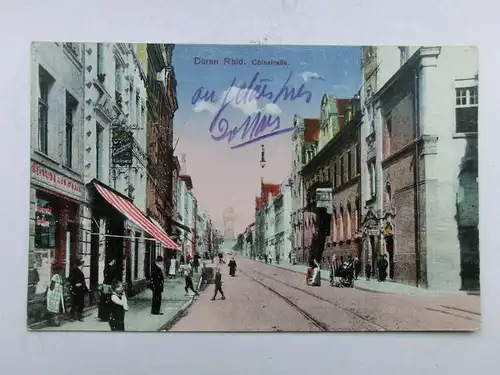 Alte AK Düren Cölnstraße um 1920 [C807]