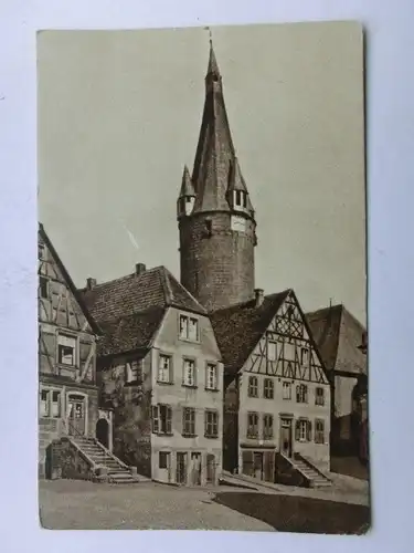 Alte AK Ottweiler mit altem Turm  [C822]