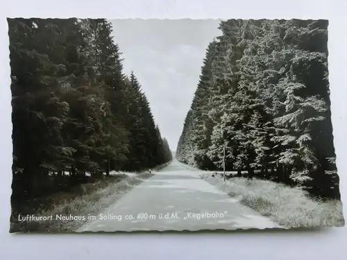 Alte AK Neuhaus im Solling Kegelbahn [C825]