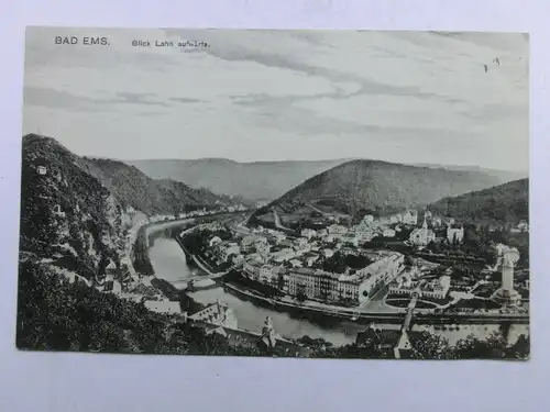 Alte AK Bad Ems Lahn aufwärts [C837]