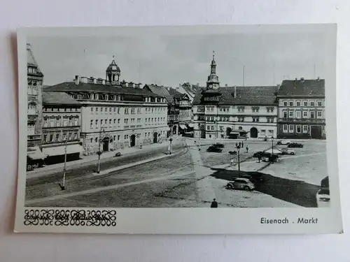 Alte AK Eisenach Markt [1300]