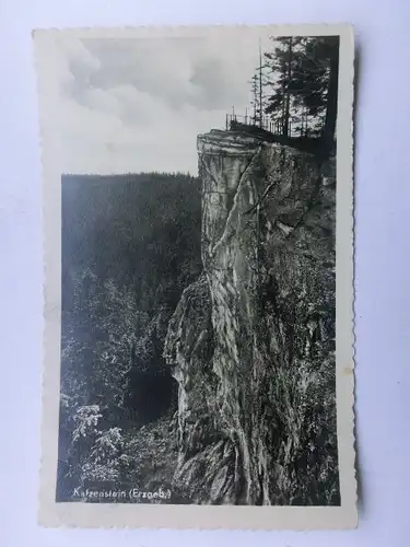 Alte AK Pobershau Katzenstein Erzgebirge [aX790]