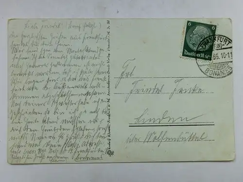 Alte AK Frankfurt Mainkai 1936 [A1567]