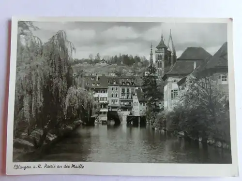 Alte AK Eßlingen Esslingen Partie a. d. Maille [1199]