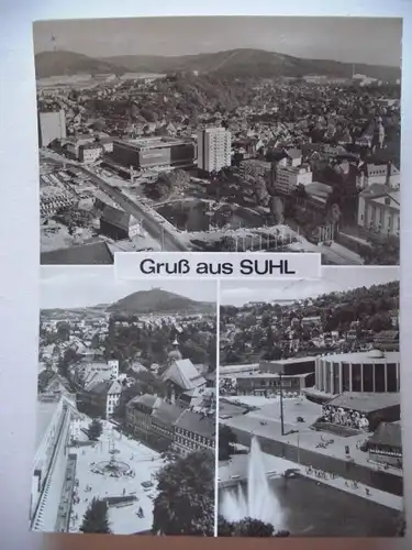 Alte AK Gruß aus Suhl [U368]