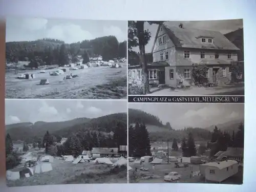 Alte AK Stützerbach Camping Gaststätte Meyersgrund [U382]