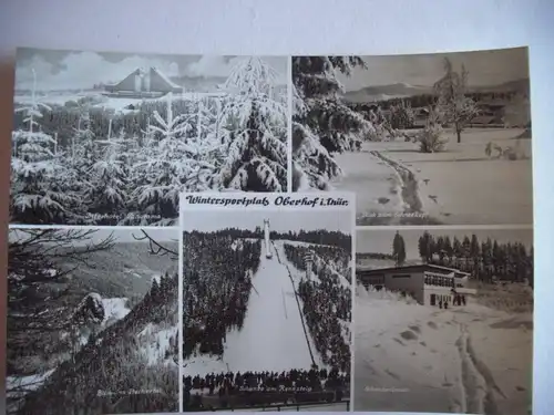 Alte AK Wintersportplatz Oberhof  [U385]