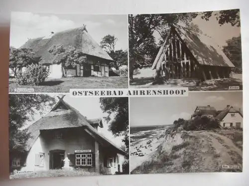 Alte AK Ostseebad Ahrenshoop Mehrbildkarte [U204]