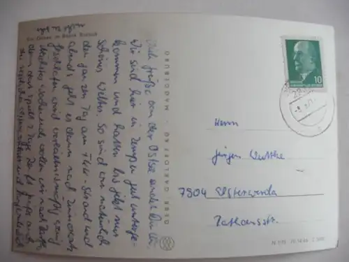 Alte AK Grüße von der Ostsee Bezirk Rostock [U210]