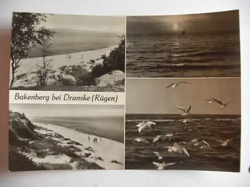 Alte AK Bakenberg bei Dranske Rügen [U228]