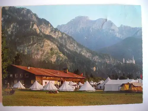 Alte AK Schwangau Falkenheim Sonnenland,Allgäu [aF234]