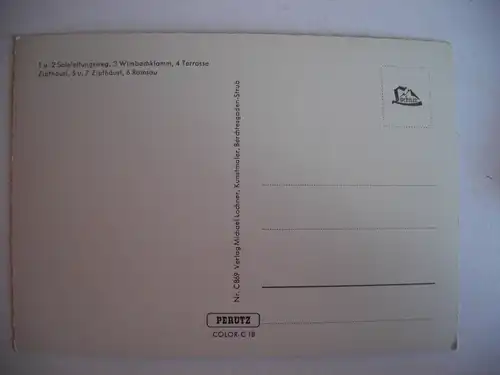 Alte AK Berchtesgaden Zipfhäusl Soleleitungsweg [aF241]