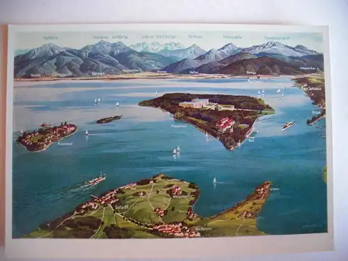Alte AK Chiemsee [aF243]