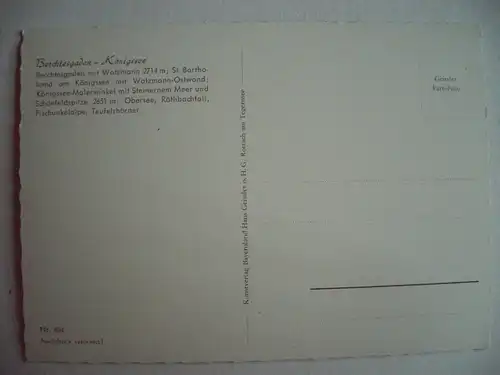 Alte AK Berchtesgaden Mehrbildkarte [aF275]