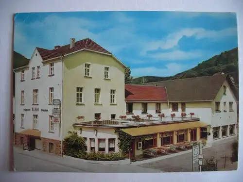 Alte AK Rossbach Wied Pension Metzgerei Theo Klein [aF307]