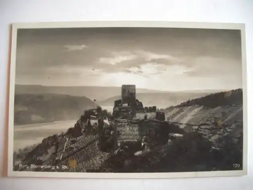 Alte AK Burg Sterrenberg Kamp Bornhofen [aF143]
