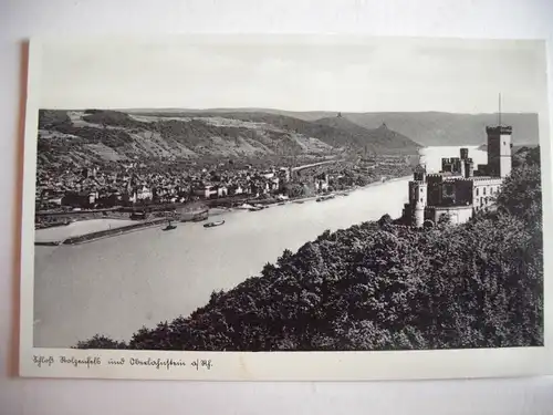 Alte AK Schloß Stolzenfels Rhein [aF149]