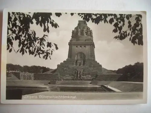 Alte AK Leipzig Völkerschlachtdenkmal [aF154]