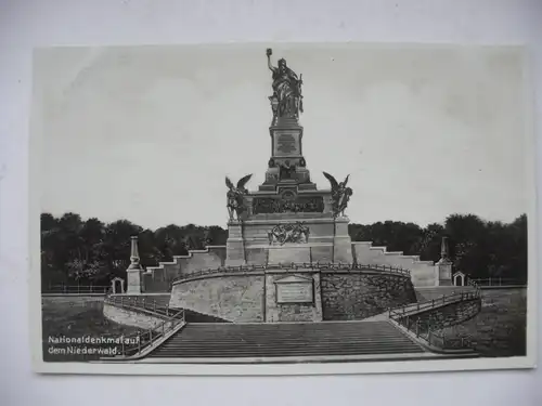 Alte AK Nationaldenkmal Niederwald Rüdesheim [aF190]