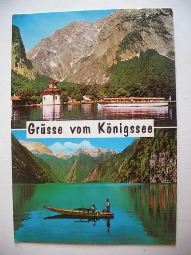 Alte AK Königssee um 1970 [aF88]