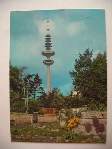 Alte AK Hamburg Fernsehturm um 1975 [aF89]
