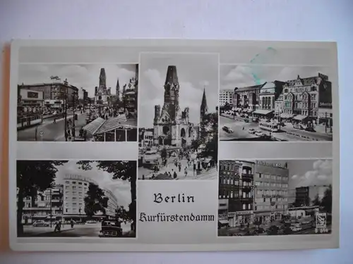Alte AK Berlin Kurfürstendamm Mehrbildkarte [P343]