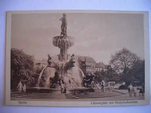 Alte AK Berlin Lützowplatz Herkulesbrunnen [P348]