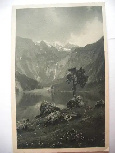 Alte AK Berchtesgaden Königsee Der Obersee um 1930 [P11]
