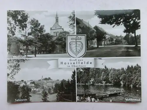 Alte AK Hasselfelde Oberharz [aO1553]