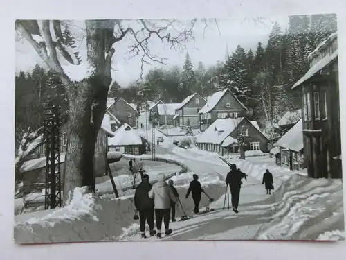 Alte AK Schierke Harz Winter [aO1554]