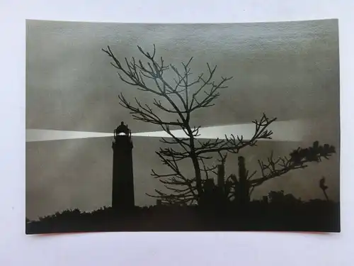 Alte AK Prerow Darß Leuchtturm bei Nacht [aO1556]