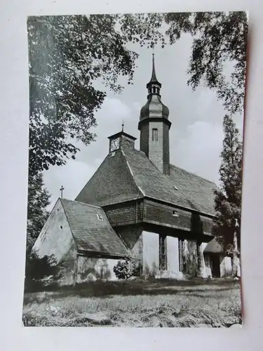 Alte AK Mittelsaida Kr. Brand Erbisdorf Kirche [aO1560]