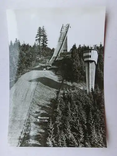 Alte AK Oberhof Sprungschanze am Rennsteig [aO1576]