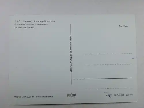 Alte AK Frohnau Annaberg Buchholz [aO1463]