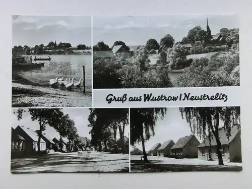 Alte AK Wustrow Neustrelitz Mehrbildkarte [aO1468]