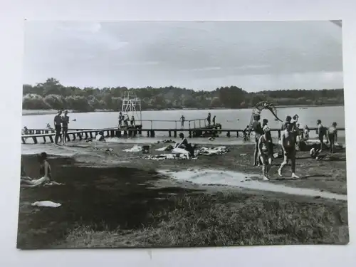 Alte AK Wesenberg Neustrelitz Freibad [aO1480]