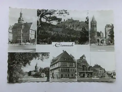 Alte AK Eisenach Mehrbildkarte [aO1508]