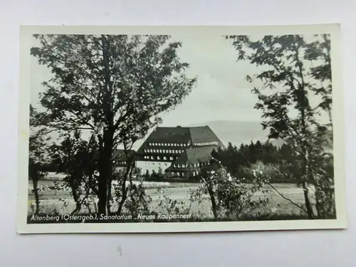 Alte AK Altenberg Sanatorium Neues Raupennest [aO1415]