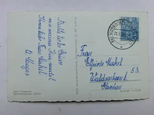 Alte AK Bad Schmiedeberg Mehrbildkarte [aO1418]