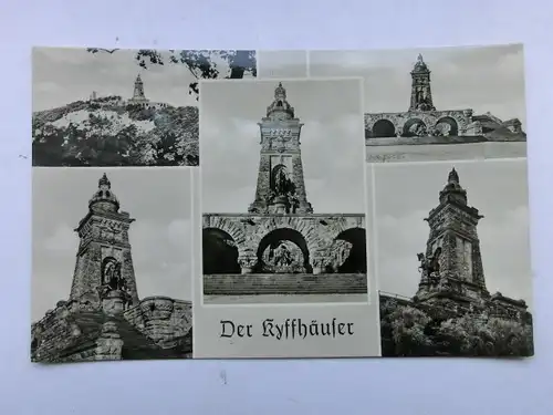 Alte AK Der Kyffhäuser Mehrbildkarte [aO1428]