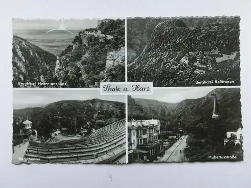 Alte AK Thale Harz Mehrbildkarte [aO1430]