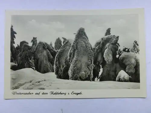 Alte AK Kahleberg Erzgebirge [aO1436]