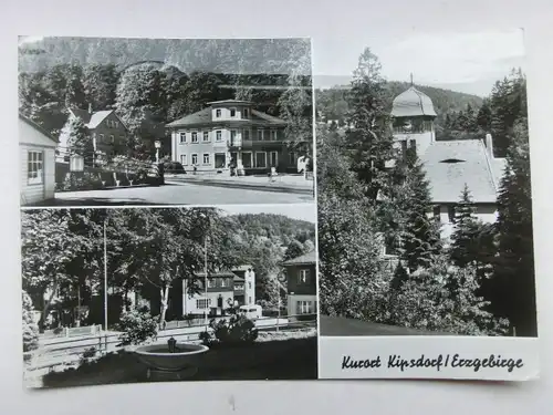 Alte AK Kipsdorf Erzgebirge Mehrbildkarte [aO1442]