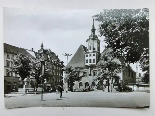 Alte AK Jena Markt mit Rathaus [aO1443]